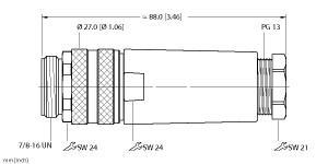 BS 4151-0/13.5 Part Image. Manufactured by Turck.