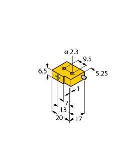 BI1-Q6.5-RP6 Part Image. Manufactured by Turck.