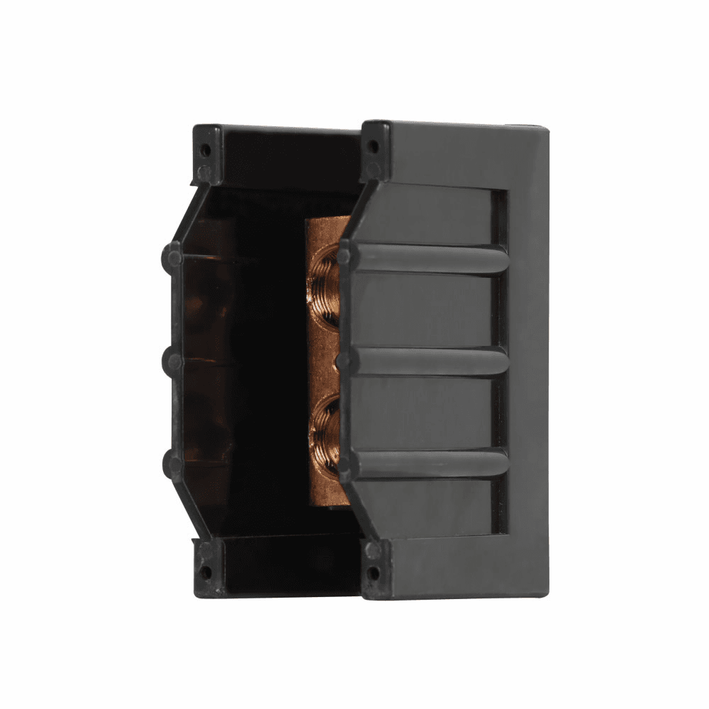 Eaton CH16375-1 CH16375-1 Eaton - Power Distribution Terminal Block, 600V, 420A, 600kcmil-2Cu/Al line, (12) 4-14Cu/8Al load, Single-pole