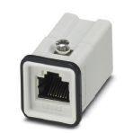 Phoenix Contact 1422590 Contact insert, number of positions: RJ45, size: D7, type : RJ45, Socket, 50 V, 1 A, application: Data, Gender changer