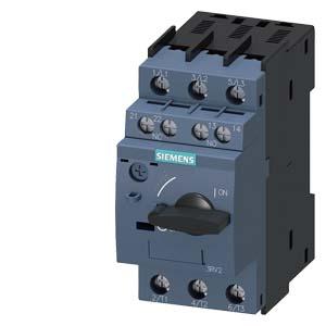 Siemens 3RV2011-0AA15 Circuit breaker size S00 for motor protection, CLASS 10 A-release 0.11...0.16 A N-release 2.1 A screw terminal Standard switching capacity with transverse auxiliary switches 1 NO+1 NC