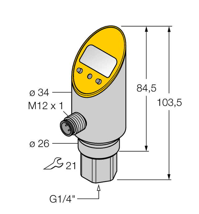 PS040V-301-2UPN8X-H1141 Part Image. Manufactured by Turck.