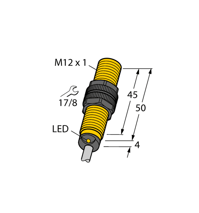 BI1U-S12-AP6X/S1132 Part Image. Manufactured by Turck.