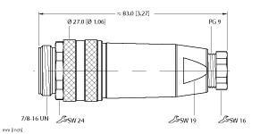 BS 4141-0/9 Part Image. Manufactured by Turck.