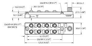 TB-8M8Z-3P2-FS12 Part Image. Manufactured by Turck.