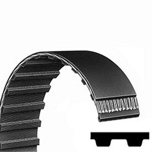 Gates 384XL025 Synchronous Belt; 1/5 Inch Pitch; 38.4" Pitch Length; 1/4" Belt Width; Standard Timing Tooth Profile; XL; Fiberglass Tensile Material; Rubber Outer Material