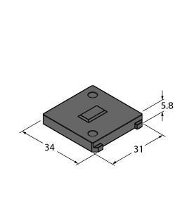 Turck TW902-928-Q31L34-M-HT-B1090 UHF Tag, , For outdoor use, UV resistance (ISO 4892-2), Flame-retardant (UL 94 V-0), IP67, 20 °C/68 °F, 1.0 m/3.3 ft, 1 h, Resistant to fuels, oils, salt water (testing under real conditions required!), The high-temperature tags must undergo adequate stress tests within the proposed temperature processes before deployment. Otherwise, their durability cannot be guaranteed when exposed to temperatures outside the denoted range., EEPROM, memory 1090 byte, TID serial number: 6 byte, For direct mount