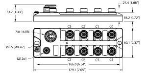 TBIL-L5-16DXP-AUX Part Image. Manufactured by Turck.