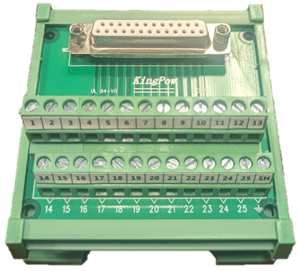 Robotic Advantage TKIT-EM-10M EPSON T-SERIES EMERGECNY BREAKOUT KIT, 10M, complete with robot side board, connecting cable, and DIN-rail mountable breakout board.