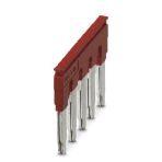 Phoenix Contact 3005948 Plug-in bridge, pitch: 10.2 mm, number of positions: 5, color: red