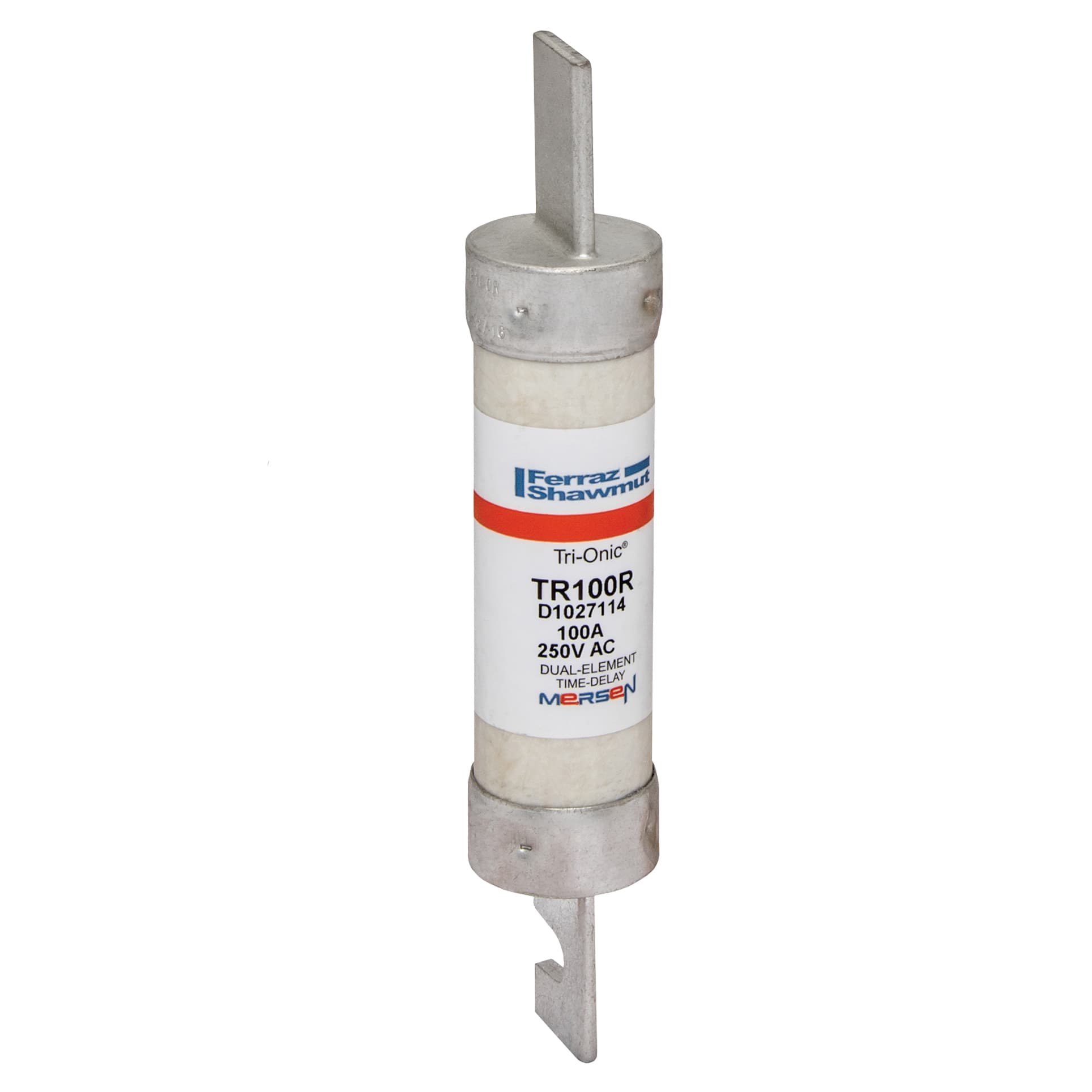 Mersen TR100R TR100R Mersen - Fuse TR-R - Class RK5 - Time-Delay 250VAC 250VDC 100A Blade Tri-Onic®