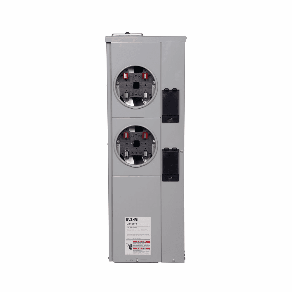 Eaton 1MP2122R 1MP2122R Eaton - Eaton Meter Pack, Group metering, Socket: 125A, 200A, Bus: 600A, Indoor/outdoor, Single-phase in/single-phase out, 120/240V, Number of Meter Sockets: 2