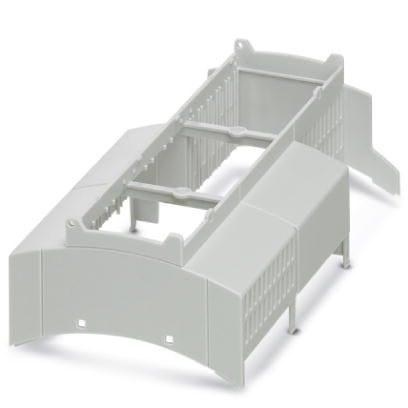 Phoenix Contact 2201454 DIN rail housing for use in distribution boards in accordance with DIN 43880, modular upper housing part, width: 161.6 mm, height: 89.7 mm, depth: 54.85 mm, color: light grey (7035)