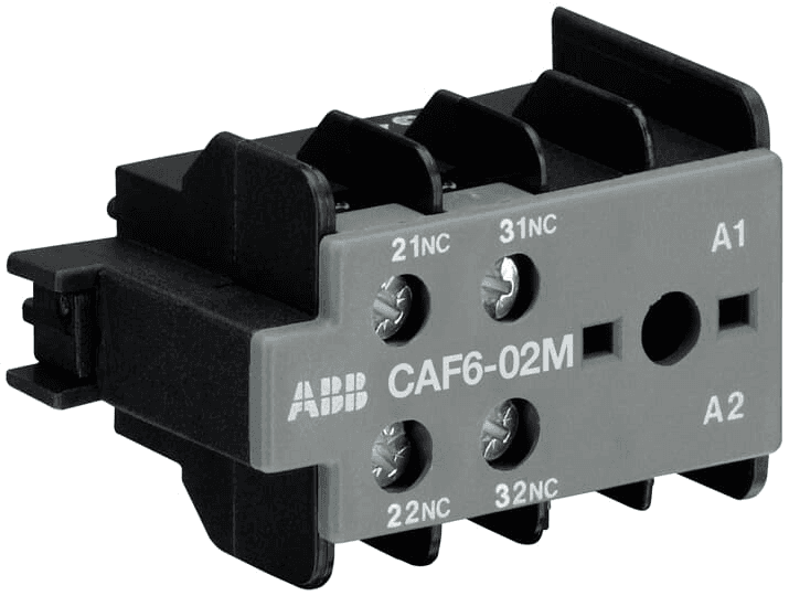 ABB Control CAF6-02M CAF6-02M ABB Control - AUX,2NC,B/C6-7/-10,FRONT