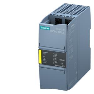 Siemens 6BK1630-2AA10-0AA0 SIMATIC MICRO-DRIVE PDC100F, drive controller for servo drives in the extra low voltage range, 24 up to 48 V CS power supply of the operating mechanism, motor output max. 100 W, Safety Integrated via PROFIsafe