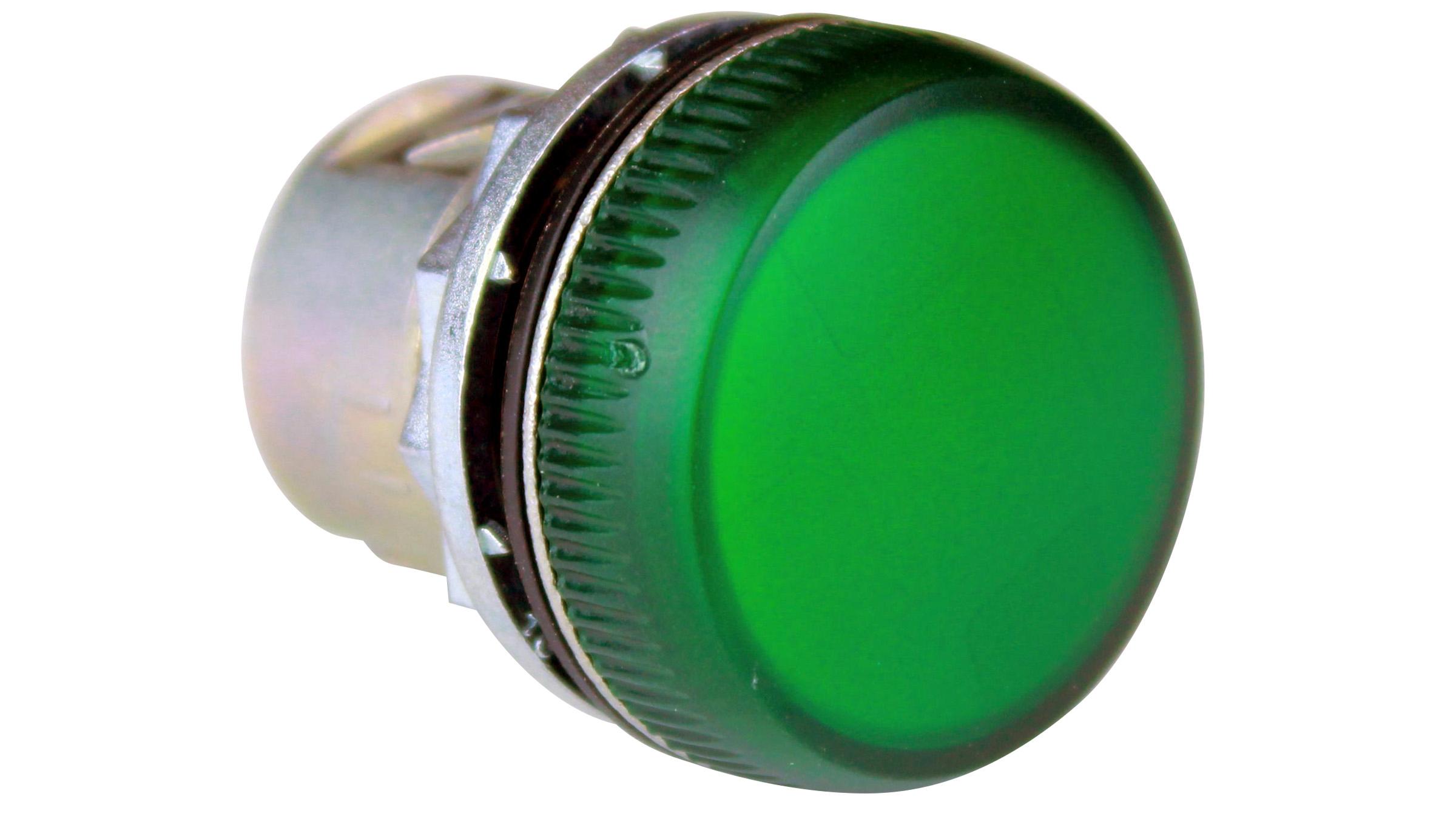 Sprecher + Schuh D7M-P3PD5 Sprecher + Schuh D7M-P3PD5 - D7 22mm Indicator Light, Metal, Diffuser Lens, Green, 120V AC/DC Incandescent, Plastic Latch, Operator Only, UL Type 4/13, IP66