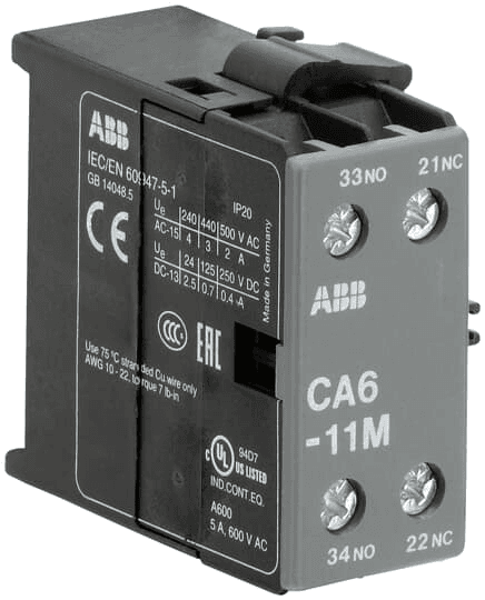 CA6-11M Part Image. Manufactured by ABB Control.