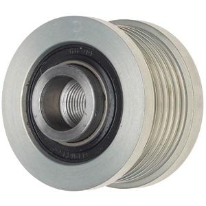 Gates 37195P Decoupler Pulley; 14MM Bore; 47MM Face Width; 59MM Outside Diameter; Steel