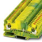 Phoenix Contact 3212196 Ground modular terminal block, connection method: Push-in connection, cross section: 0.5 mm² - 10 mm² , AWG: 20 - 10, width: 8.2 mm, color: green-yellow