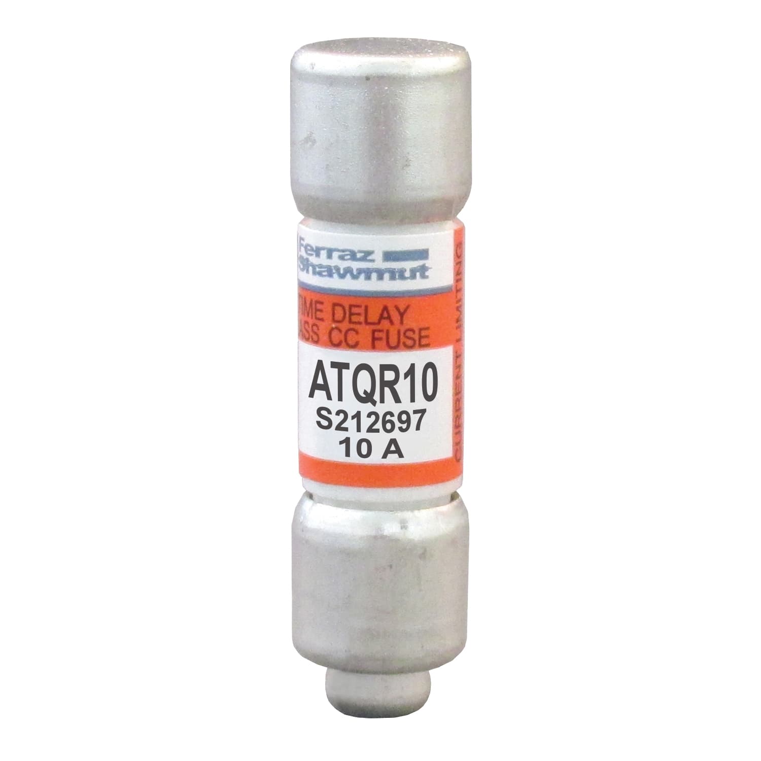 Mersen ATQR10 ATQR10 Mersen - Fuse ATQR - Class CC - Time-Delay 600VAC 300VDC 10A Ferrule Amp-Trap 2000®