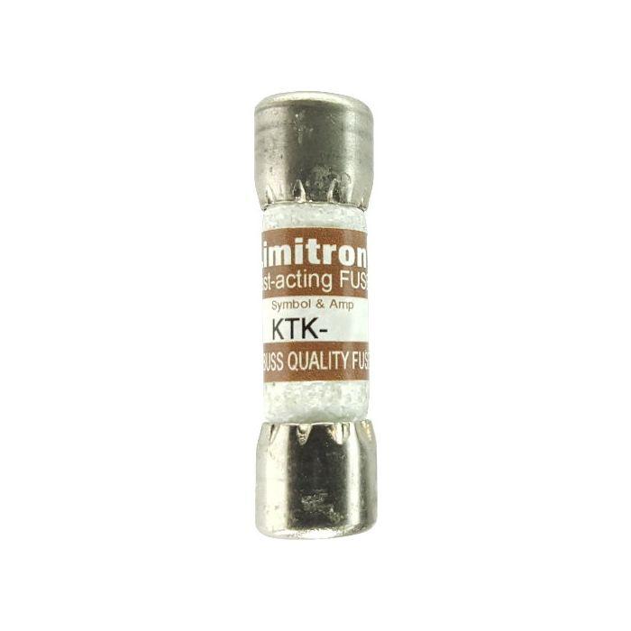 Cooper Bussmann KTK-2/10 KTK 13⁄32˝ x 1-1⁄2˝ 600Vac fast-acting supplemental fuse, 0.2 Amp