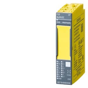 Siemens 6ES7136-6BA00-0CA0 SIMATIC DP, Electronics input module for ET 200SP, F-DI 8x 24 V DC HF, 15 mm width, up to PL E (ISO 13849-1)/ SIL3 (IEC 61508)