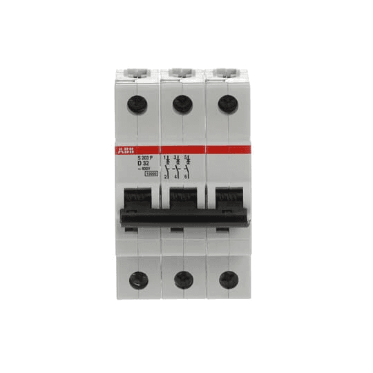 ABB Control 2CDS283001R0321 2CDS283001R0321 ABB Control - S203P-D32 Miniature Circuit Breaker - 3P - D - 32 A