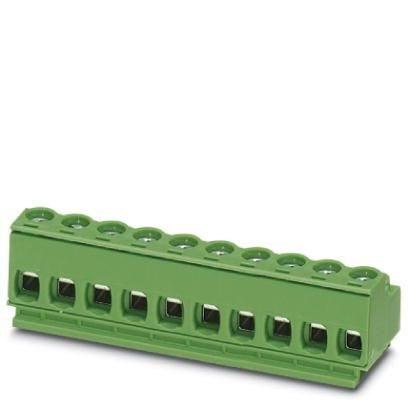 Phoenix Contact 1755790 PCB connector, nominal cross section: 1.5 mmÂ², color: green, nominal current: 10 A, rated voltage (III/2): 400 V, contact surface: Tin, type of contact: Female connector, number of potentials: 8, number of rows: 1, number of positions: 8, number of conne