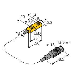 NI3.5-Q5.5-AN6X-0.3-RS4T Part Image. Manufactured by Turck.