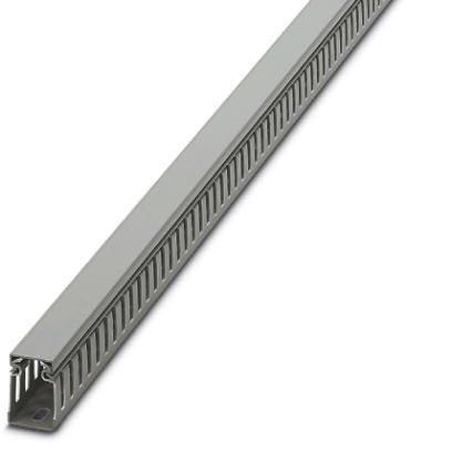 Phoenix Contact 3240188 Cable duct for installation and mounting in control cabinets, gray, comprising upper part and mounting base, width: 25 mm, height: 40 mm, length: 2000 mm
