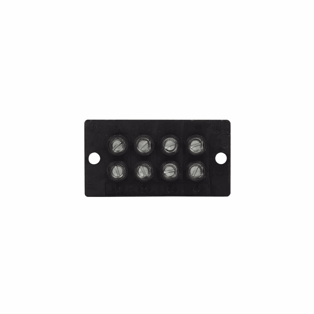 Cooper Bussmann 14004-4 14004-4 Cooper Bussmann - Eaton Bussmann series power terminal block, 600 Vac, 600 Vdc, 90A, Power terminal block, Four-pole, SCCR: 10 kA