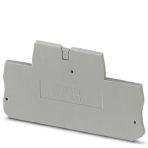Phoenix Contact 3211918 End cover, length: 104 mm, width: 2.2 mm, height: 39.7 mm, color: gray