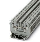 Phoenix Contact 2775375 1-level terminal block with double connection on both sides, cross section: 0.2 - 2.5 mm², AWG: 30 - 12, width: 5.2 mm, color: gray