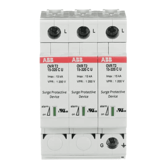 ABB Control OVRT23L40320PTSU OVRT23L40320PTSU ABB Control - OVR SPD 3P 40KA 320V P TS