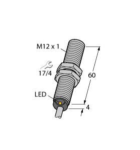 BI4-G12-ADZ32X Part Image. Manufactured by Turck.