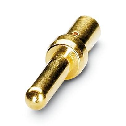 Phoenix Contact 1603498 Crimp contact, turned, Single contact, contact diameter: 2 mm, crimp range: 0.75 mmÂ² ... 1 mmÂ², Alternative product in accordance with RoHS II without Exemption 6c (Pb <0.1%) 1241632