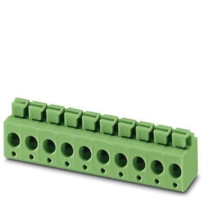 Phoenix Contact 1792931 PCB terminal block, nominal current: 16 A, rated voltage (III/2): 400 V, nominal cross section: 1.5 mmÂ², number of potentials: 9, number of rows: 1, number of positions per row: 9, product range: PTS 1,5/..-H, pitch: 5 mm, connection method: Push-in spri