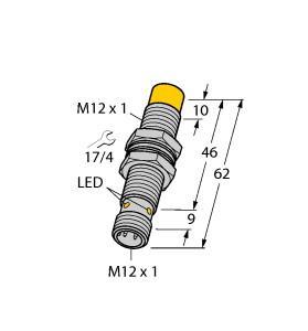 NI8U-M12E-VP4X-H1141 Part Image. Manufactured by Turck.