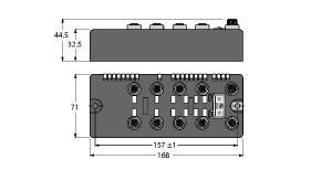 BLCDN-8M12L-4AI-TC-4AI-TC Part Image. Manufactured by Turck.