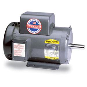 Baldor (ABB) L3510-50 General Purpose; 1HP; 56 Frame Size; 1500 Sync RPM; 110/220 Voltage; AC; TEFC Enclosure; NEMA Frame Profile; Single Phase; 50 Hertz; Foot Mounted; Base; 5/8" Shaft Diameter; 3-1/2" Base to Center of Shaft; 14.12" Overall Length