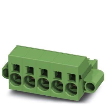 Phoenix Contact 1711381 PCB connector, nominal cross section: 16 mmÂ², color: green, nominal current: 76 A, rated voltage (III/2): 1000 V, contact surface: Silver, type of contact: Female connector, number of potentials: 3, number of rows: 1, number of positions: 3, number of co