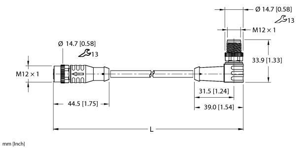 EKRB-ESWB-A4.400-GU2K-10 Part Image. Manufactured by Turck.