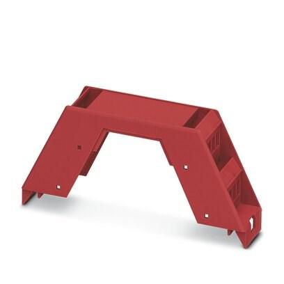 Phoenix Contact 2853365 DIN rail housing, Upper housing part for PCB terminal blocks with screw connection, width: 22.6 mm, height: 99 mm, depth: 45.85 mm, color: red (3001)