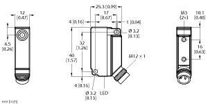 BI5U-Q12-AP6X2-H1141 Part Image. Manufactured by Turck.