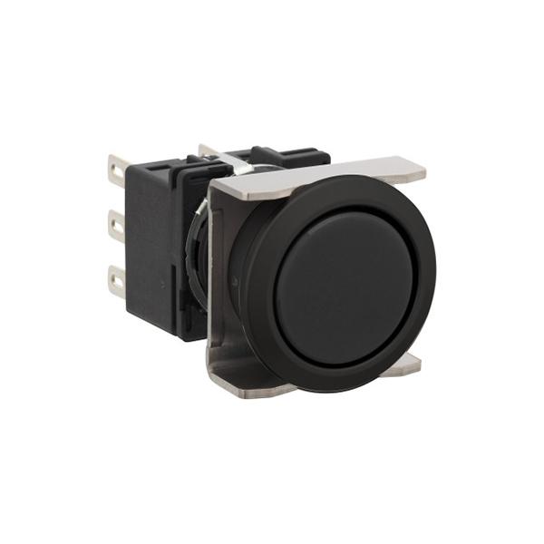 Idec LB6B-A1T5B LB 16mm Pushbuttons SPDT B, Sleek flush mount design,  Standard bezel with 16mm hole size also available,  Bright LED illumination,  27.9mm depth behind the panel,  3PDT contact block available,  5A contact ratings,  IP65 degree of protection,  Metallic o