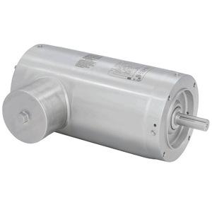 Baldor (ABB) VFSWDM3615T-E-G AC Motor; 5HP Power; 230/460VAC at 60HZ Voltage; 3 Phase; 6.5A Full Load Current; 4 Pole; 1800RPM Speed; 184TC Frame Size; Stainless Steel Housing; TEFC Enclosure; Footless; High Pressure Washdown; Food Safe