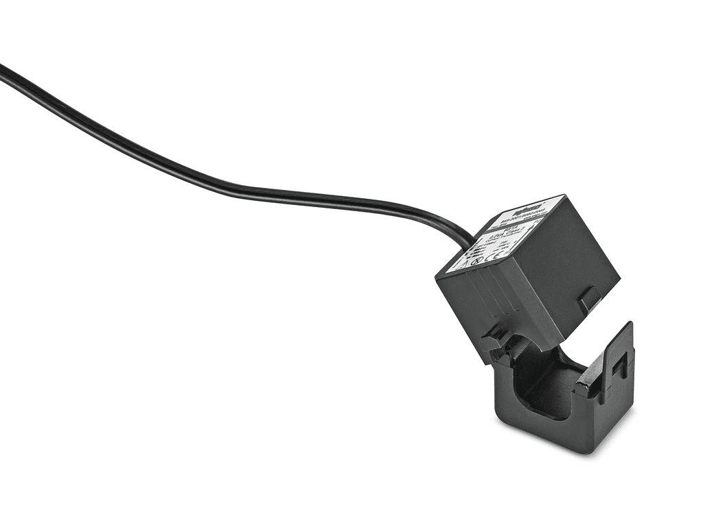WAGO 855-3001/100-003 Wago 855-3001/100-003 is a split-core measurement current transformer (CT) designed for precise current measurement. It features a connection type of a 3m cable terminated with bare end flying leads and is specified with a design of 100/1A. The rated power of this CT is 0.2 VA, and it operates without a specified supply voltage (AC). It is designed to function within an ambient air temperature range for operation of -10°C to +55°C and for storage from -20°C to +70°C. The degree of protection provided by its enclosure is rated at IP20, indicating protection against solid objects larger than 12.5mm but not against liquids. The connection capacity is made from Polyamide (PA) 66, suitable for a type of network with 100 A. It offers a measurement accuracy of 1 A and can operate within a humidity range of 5-85% relative humidity (RH) without condensation. This current transformer is categorized under Class 3 (Cl.3), indicating its classification level regarding electrical insulation and safety standards.