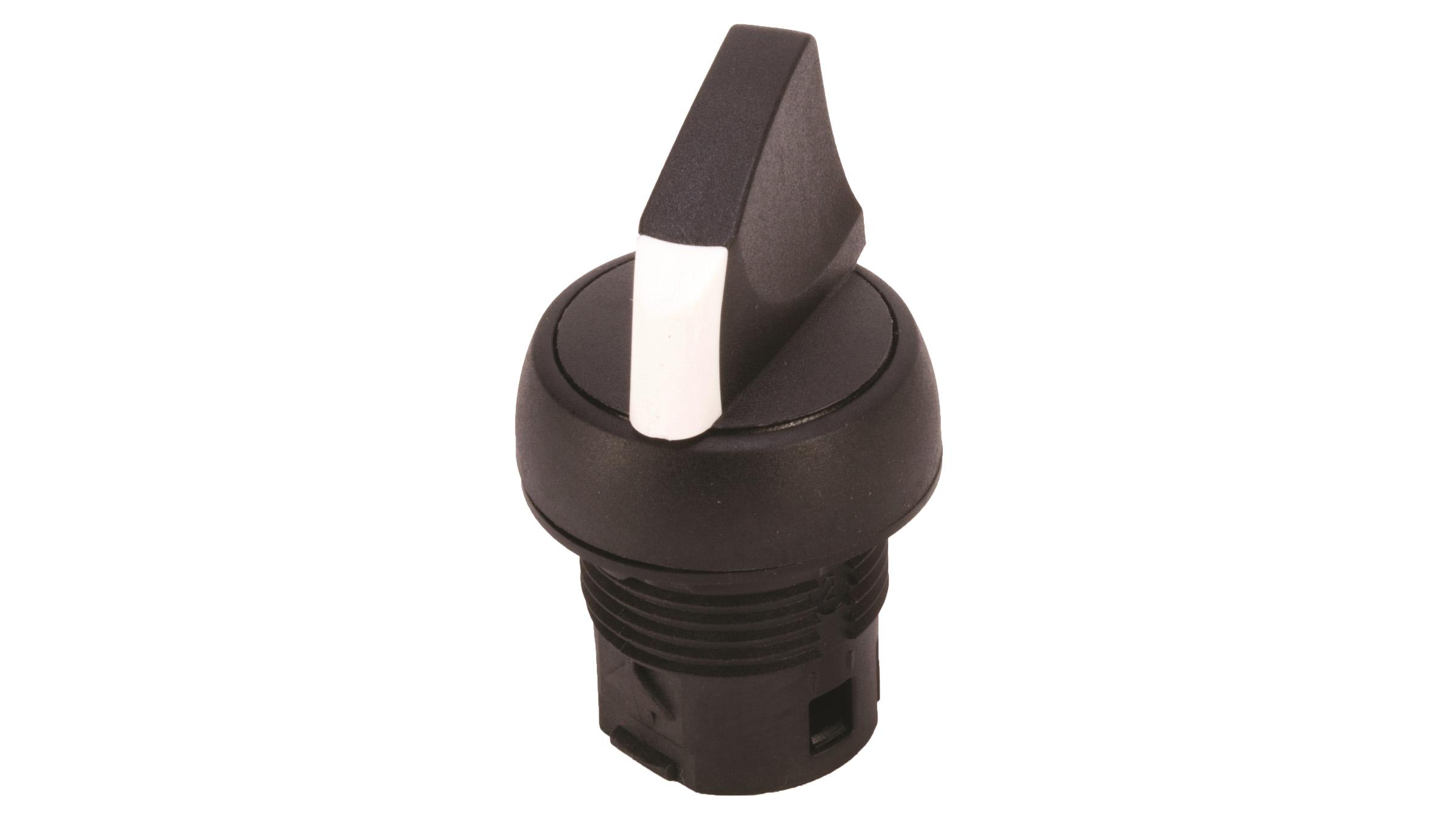 Sprecher + Schuh D7P-SL32 Sprecher + Schuh D7P-SL32 - D7 22mm Selector Switch, Non-Illuminated, Plastic, 3 Position Spring Left, Black w/ White Insert, Operator Only, UL Type 4/4X/13, IP66