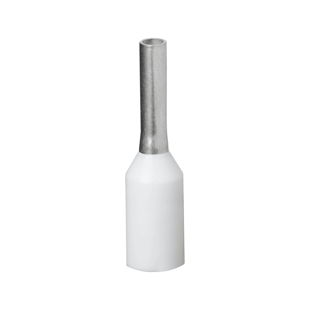 ABB Control F4021 F4021 ABB Control - Polypropylene-Insulated Old DIN Ferrule, Total Length .571 Inches/14.5mm, Pin Length .315 Inches/8mm, Pin Diameter .043 Inches/1.1mm, Base Diameter .102 Inches/2.6mm, Wire Range #20 AWG/.50mm2, Color White, Copper, Tin Plated