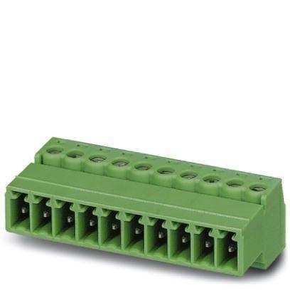 Phoenix Contact 1858028 PCB connector, nominal cross section: 1.5 mmÂ², color: green, nominal current: 8 A, rated voltage (III/2): 160 V, contact surface: Tin, type of contact: Male connector, number of potentials: 16, number of rows: 1, number of positions: 16, number of connec